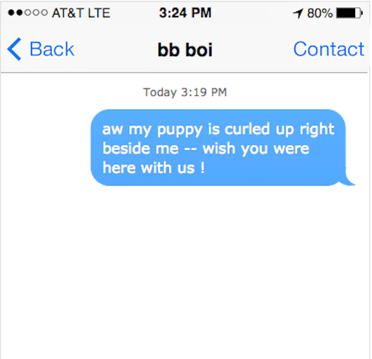 Sleep Texting Examples 5 Texts To Send Before Bed So You're On Your Partner's Mind As They Go ...