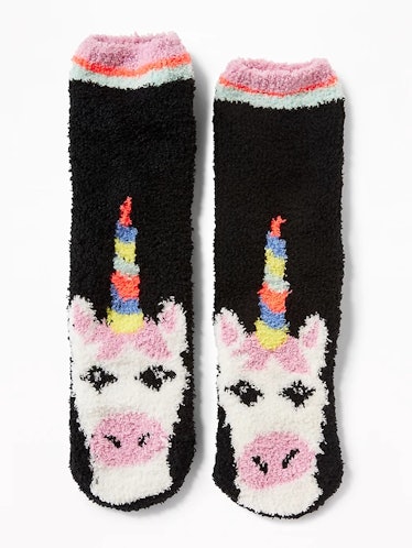 Chenille Unicorn Socks