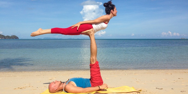 38 Couples Yoga Poses for Mind, Body, Laughter and Partnership