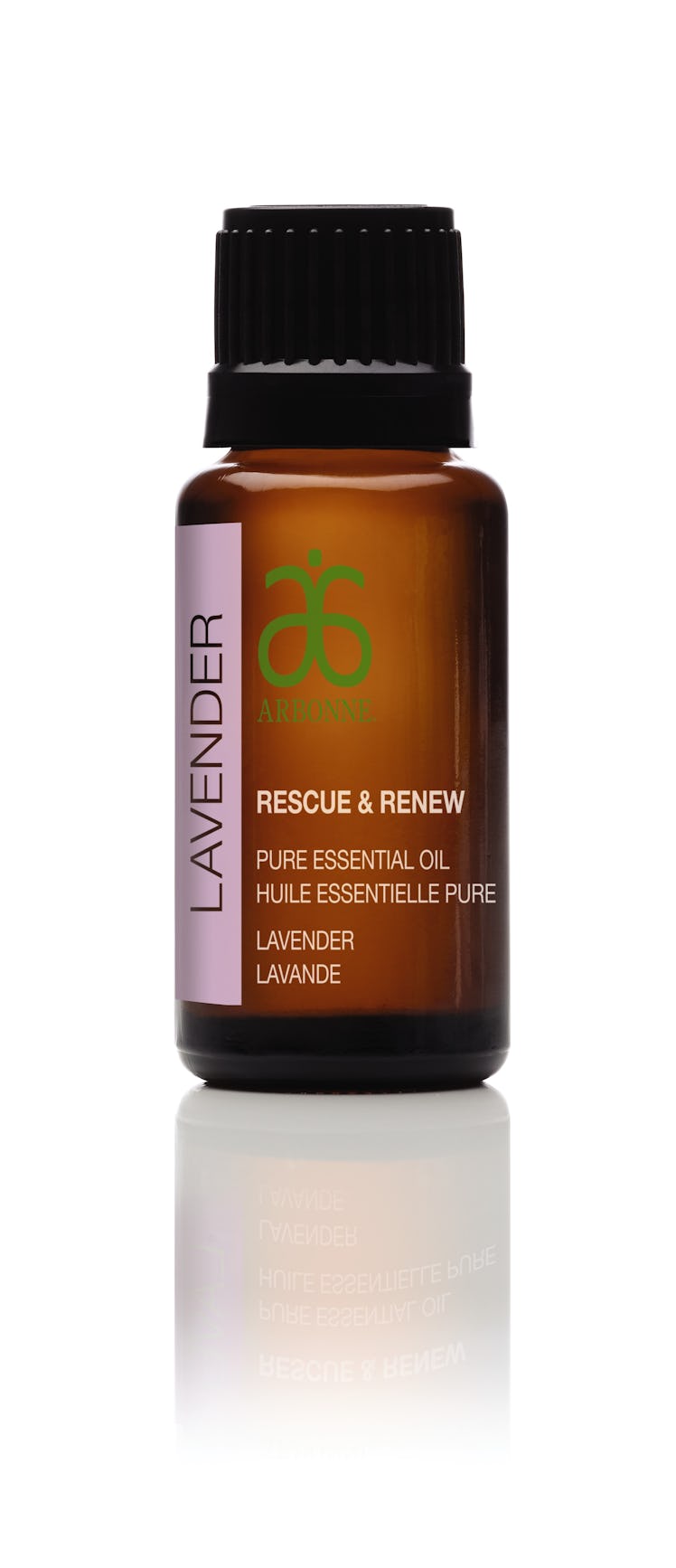 Lavender Rescue & Renew pure essential oil bottle