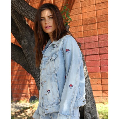 Minnie mouse denim jacket 2025 womens