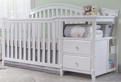 babies r us cribs with changing table