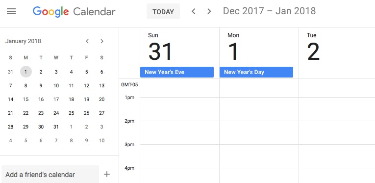 gcal for google calendar