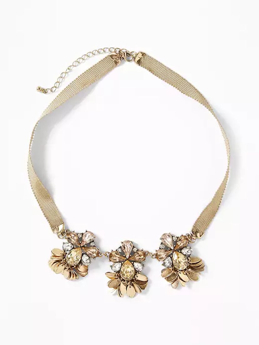 Crystal-Ribbon Statement Necklace at Old Navy's Cyber Monday 2017 Sale