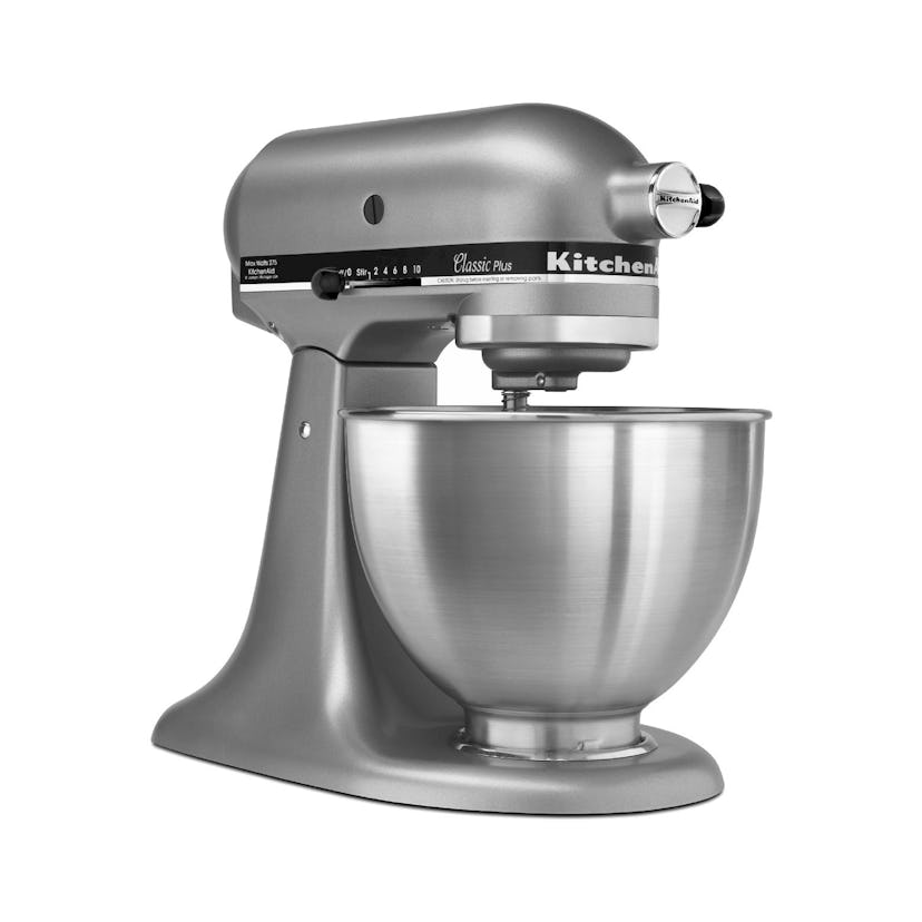 A grey stand mixer from Target is every baker's dream