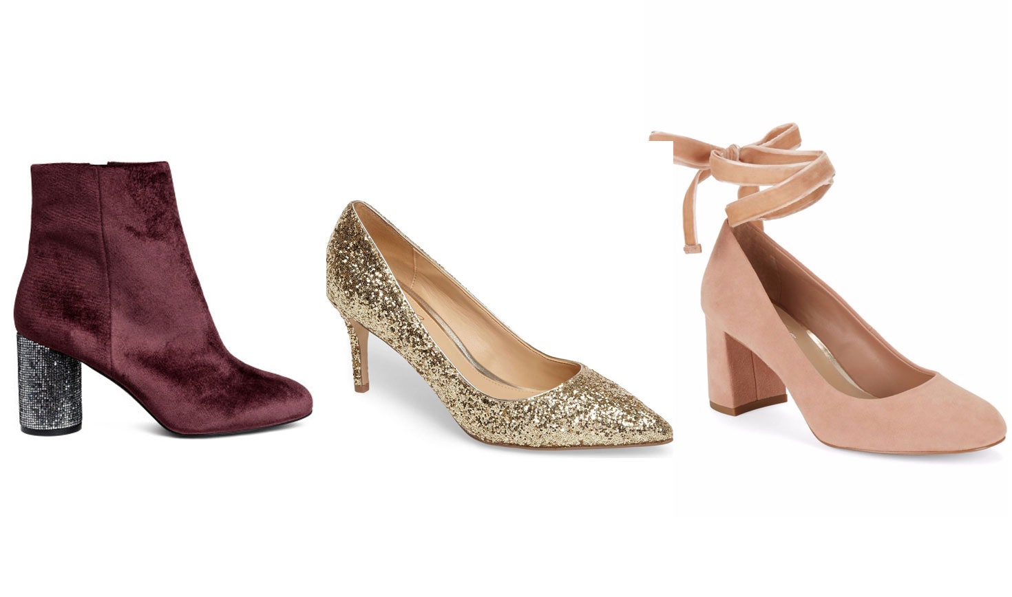 lyla glitter pointy toe pump