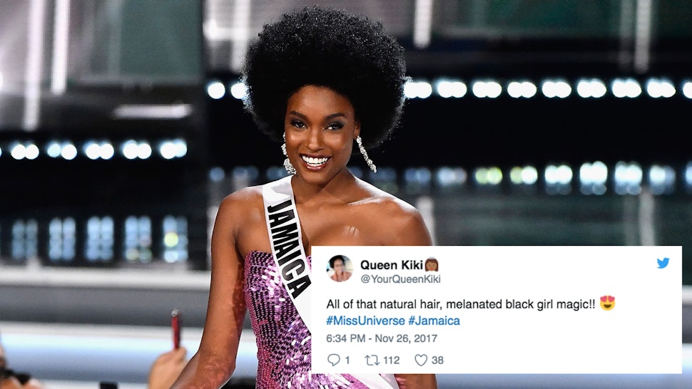 Miss Jamaica Wore Her Hair In An Afro For Miss Universe 2017