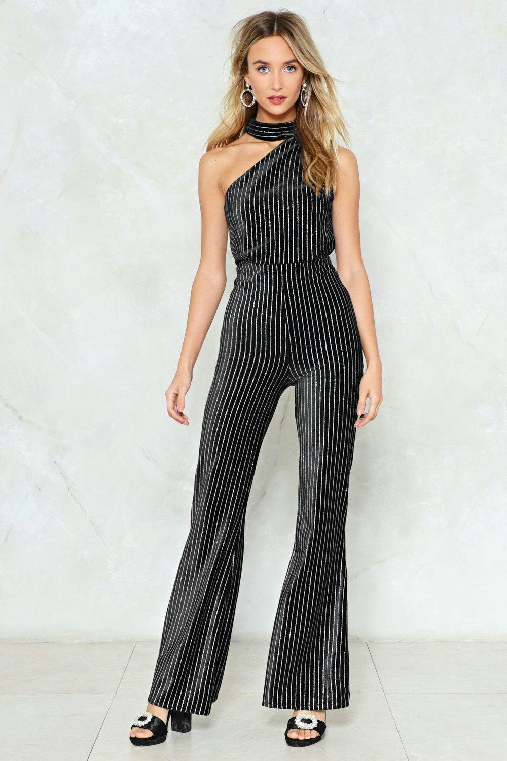 black jumpsuit for christmas party