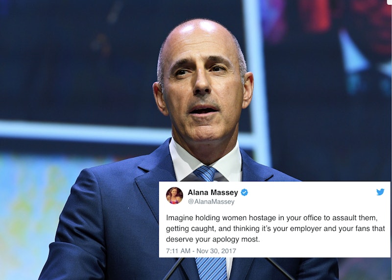Matt Lauer S Statement Ignores The Women Who Deserve His Apology The Most