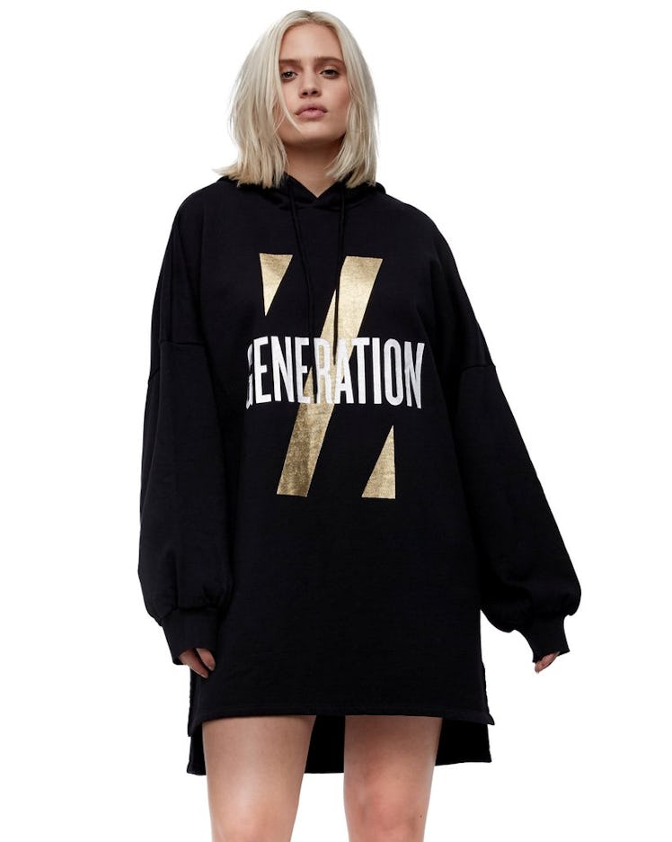 Over-sized "Z Generation" Hoodie