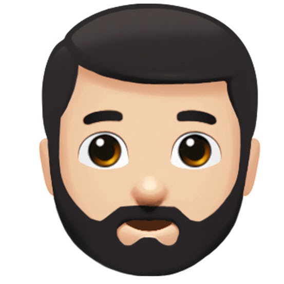 beard emoji keyboard