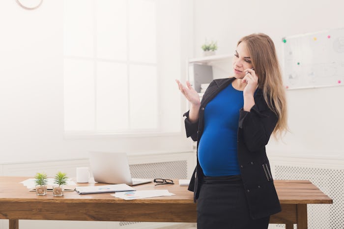 Experts say your pregnancy doesn't have to be mentioned to a prospective employer.