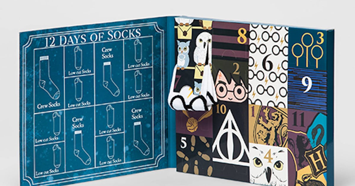 This Harry Potter Sock Advent Calendar Is So Magical You ll Want To This Harry Potter Sock Advent Calendar Is So Magical You ll Want To