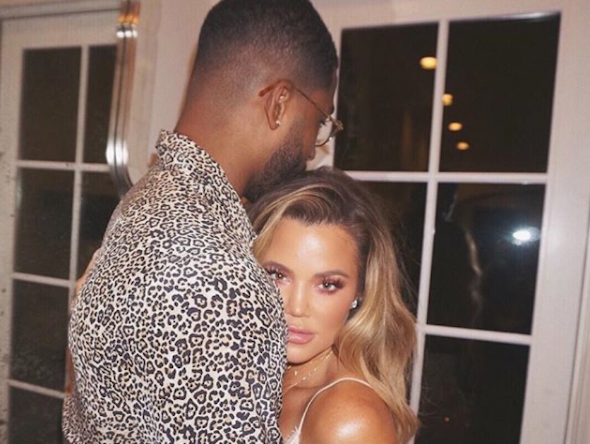 This Photo Of Khloe Kardashian And Tristan Thompson Kissing Will Melt Your Heart