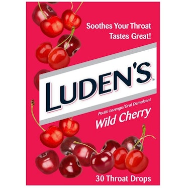 package of Luden's Wild Cherry Throat Drops