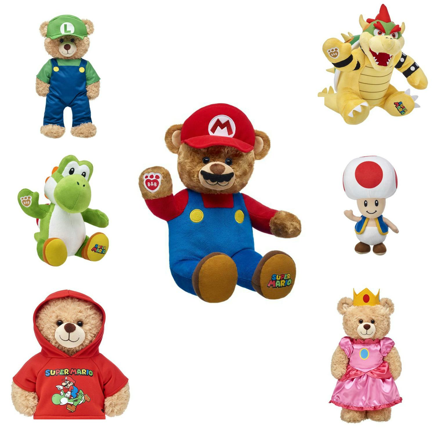 There's A Super Mario BuildABear Collection & It Is The Cutest Thing