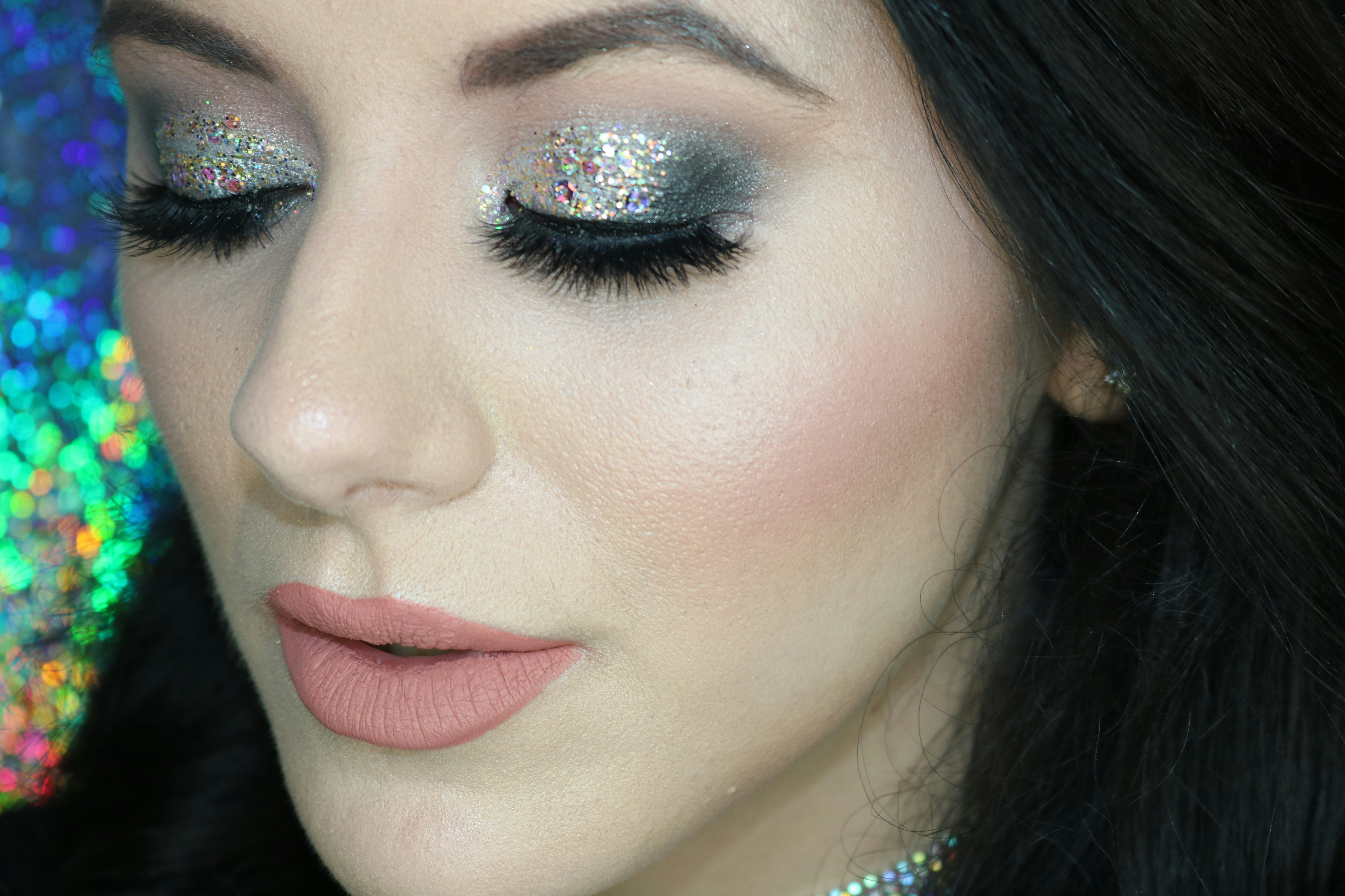 This Easy NYE Glitter Makeup Tutorial Will Last Long After The Ball