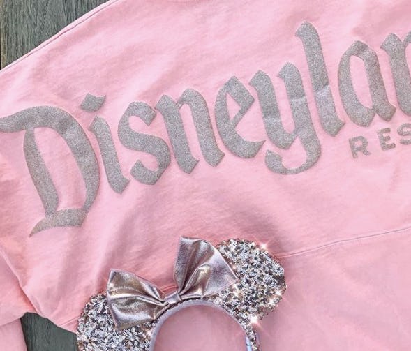 rose gold disney shirt