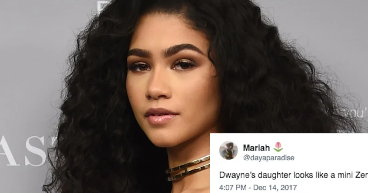 Zendaya S Doppelganger Is The Rock S Daughter Twitter Can T Handle It Photo Zendaya S Doppelganger Is The Rock S Daughter Twitter Can T Handle It Photo