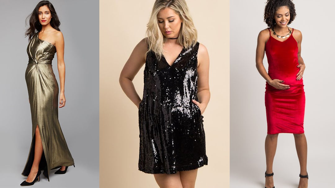 11 New Year's Eve 2017 Maternity Dresses That Will Make Your Bump Shine