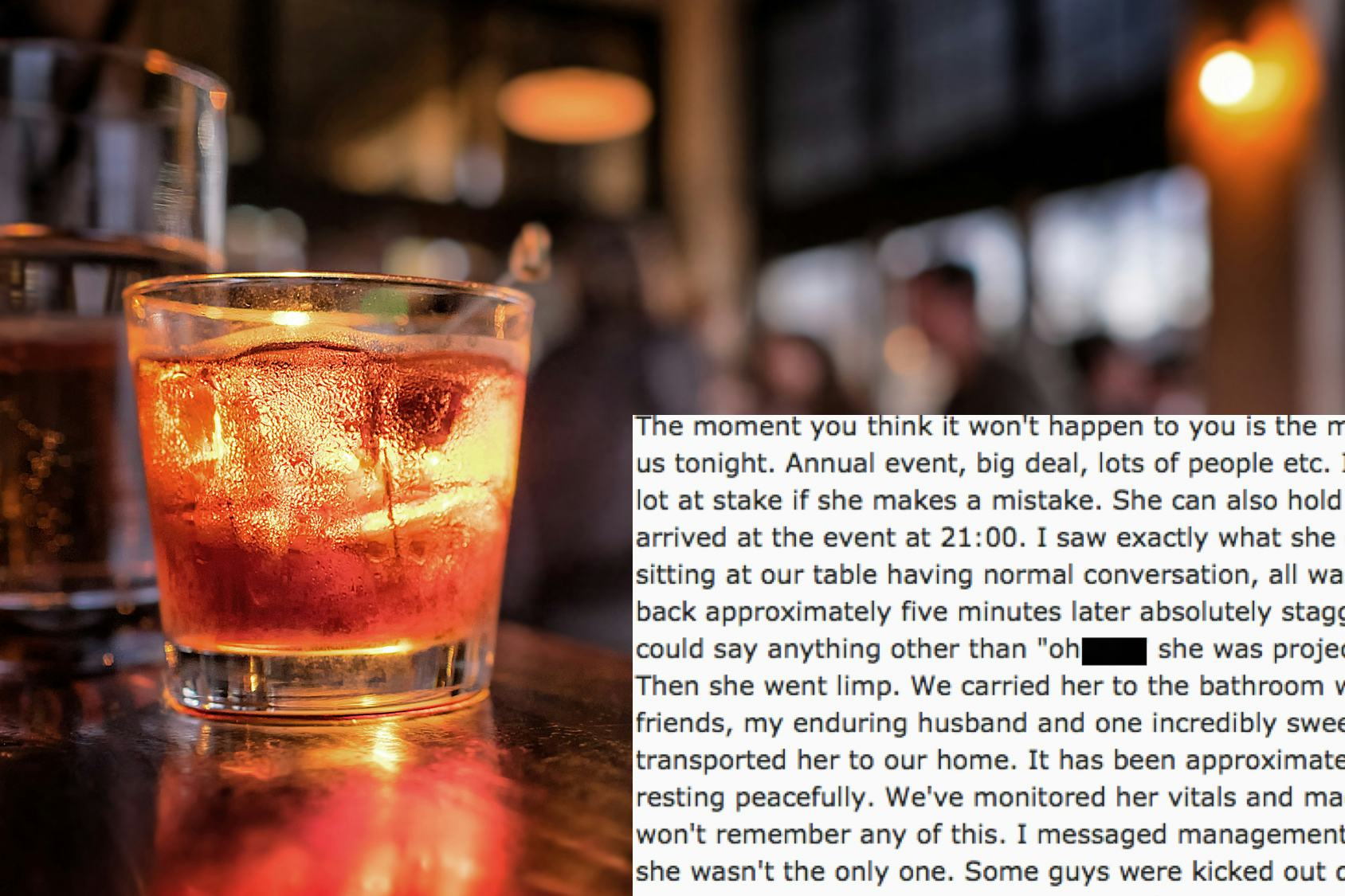 This Reddit Post About A Woman's Spiked Drink Is An Important Reminder