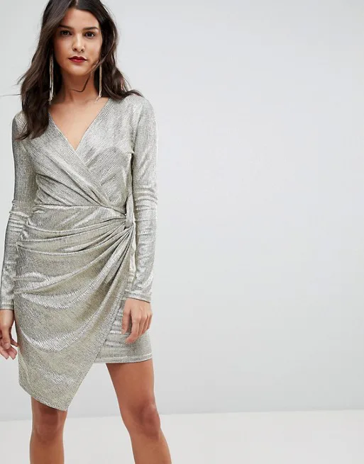 off the shoulder long sleeve homecoming dresses Off-the Shoulder Short Hoco Dress with Long Sleeves Light Blue / Small
