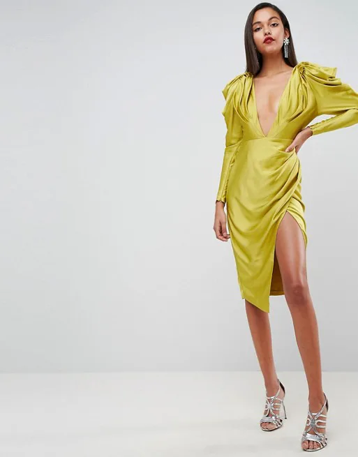asos gold wrap dress The Block Heel Dress Sandal in Gold – Shoes 'N' More