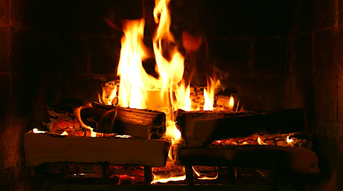 comcast fireplace screensaver