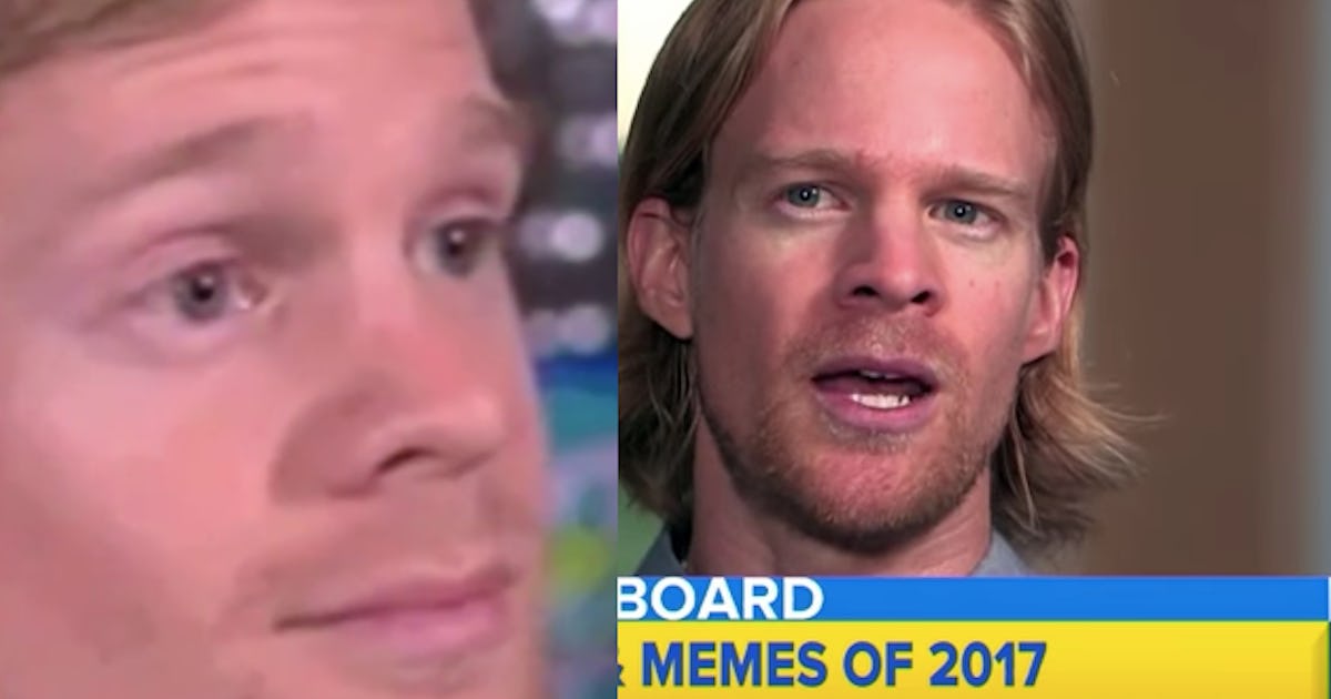 Who Is The Blinking White Guy In The Gif Drew Scanlon Talked About The Viral Meme On Good Morning America