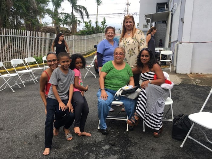 Puerto Rican moms at the Centro Ines J Figueroa orphanage for Christmas after Hurricane Maria