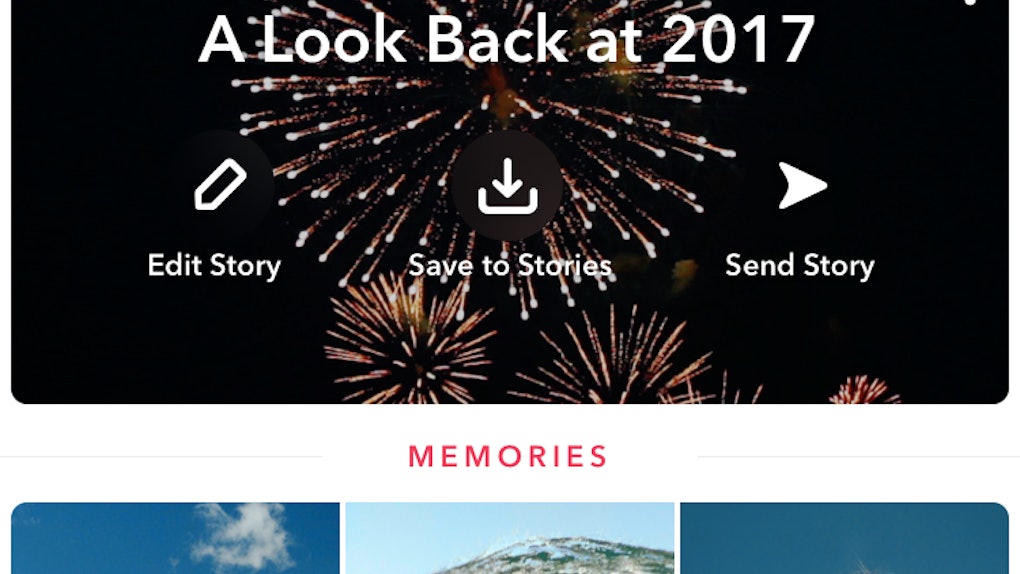 How To Edit Your 2017 Snapchat Memories Story So You Can Pick Choose The Moments