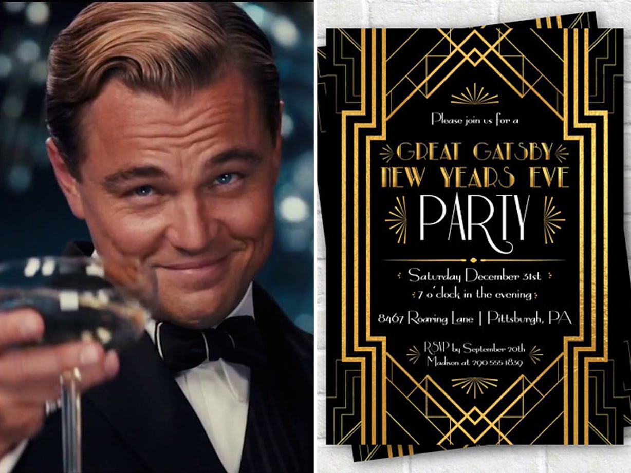 Throw A 'Great Gatsby' Themed New Year's Eve Party With These 7 Tips