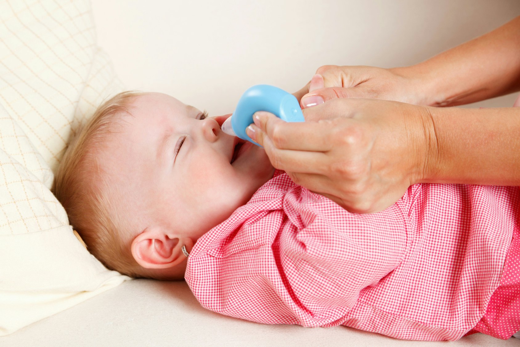 best way to suction baby nose