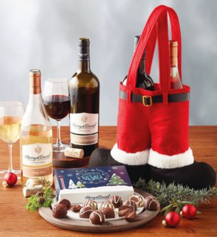 Santa Pants Wine Gift