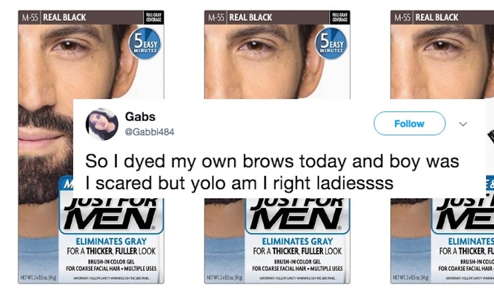 This Tutorial For How To Dye Your Eyebrows At Home Is Genius