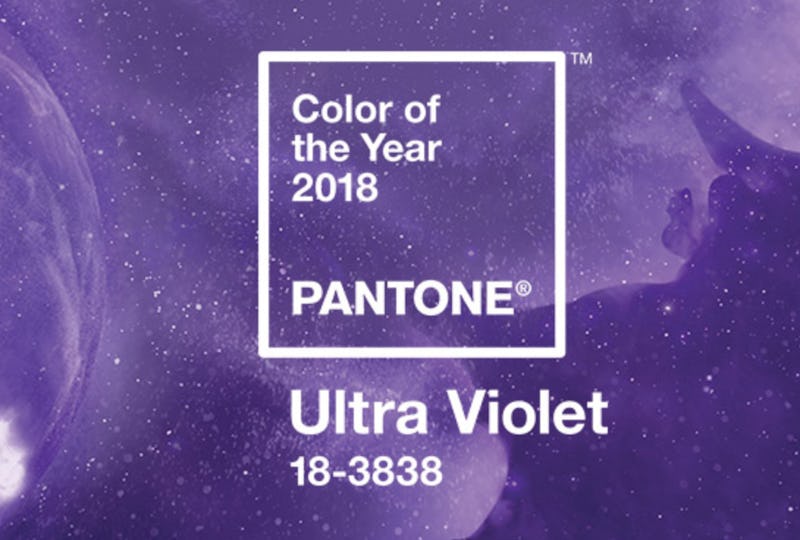 Pantone's 2018 Color Of The Year Is The Coolest Shade Of Purple