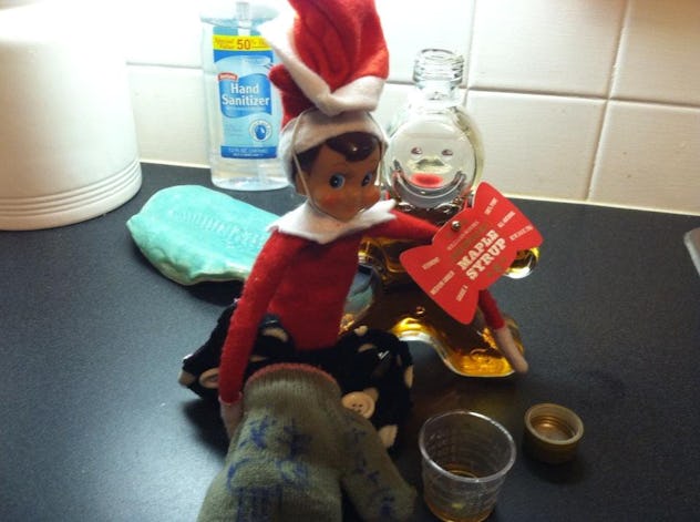 28 Elf On The Shelf Ideas Using Food, Because You've Got Plenty Of It