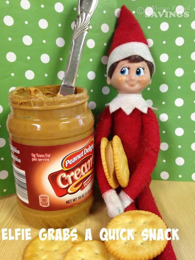 28 Elf On The Shelf Ideas Using Food, Because You've Got Plenty Of It