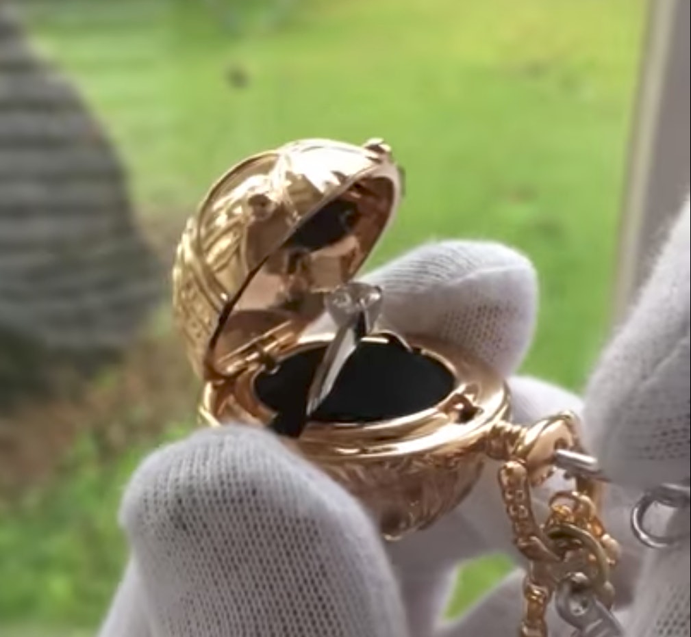 This Golden Snitch Engagement Ring Box 