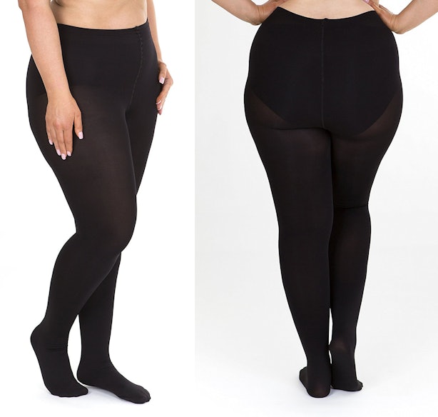 The 12 Best Plus Size Tights That Won't Slip Down