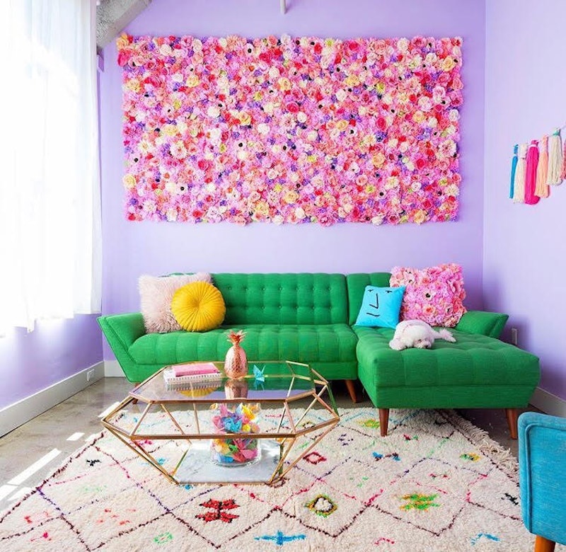 This Woman's Pastel Rainbow Apartment Was Ripped Out Of Your Pinterest ...