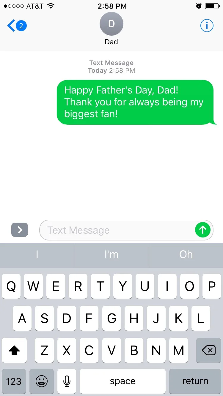 9 Sample Father's Day Texts To Send To Dad When You Can't Celebrate In ...