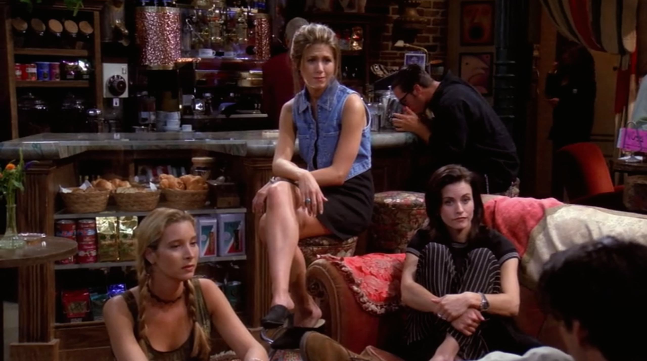 rachel green denim vest