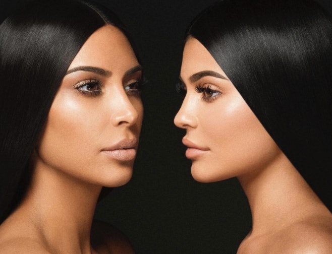 kim kardashian makeup line vs kylie