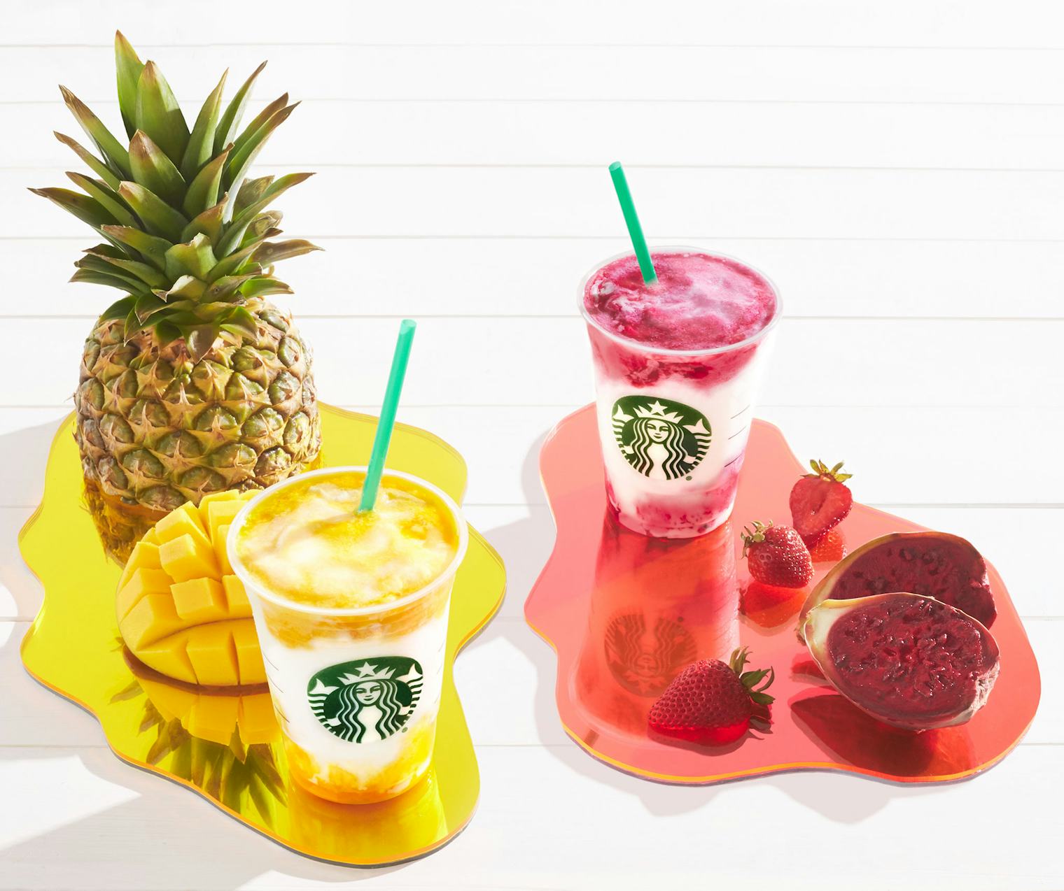What's In Starbucks' New Mango Pineapple Frappuccino? It's A Taste Of