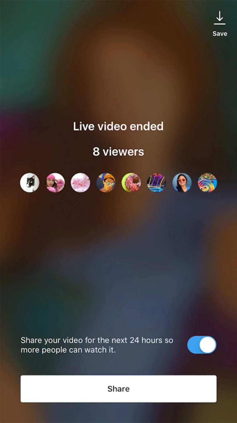 How To Reshare An Instagram Live Video After You Ve Already Aired It Because It S Finally Possible