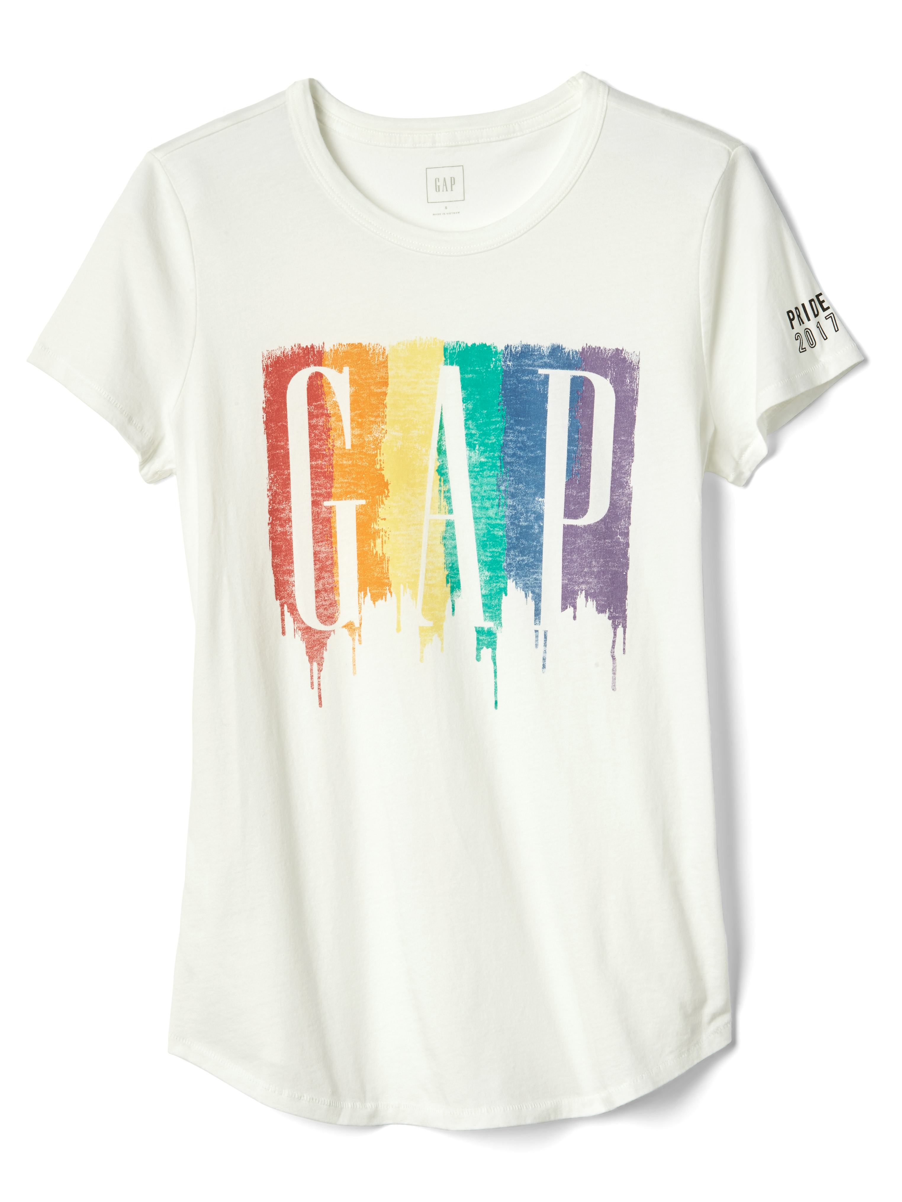 gap rainbow shirt