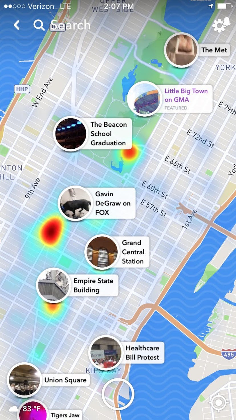 You can find hot spots in your city, thanks to this Snap Map hack. 