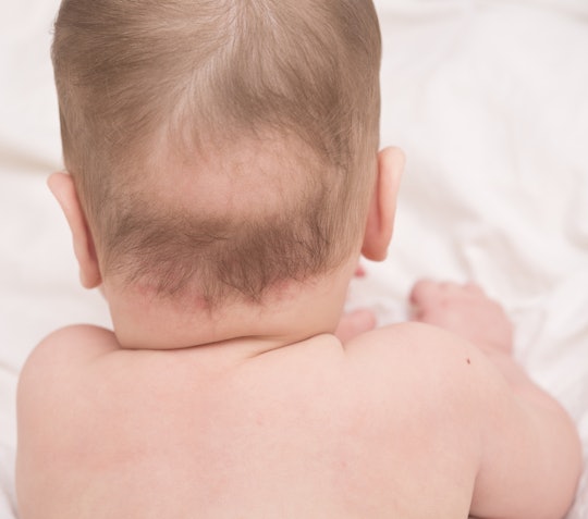 moving lump on back of baby's head
