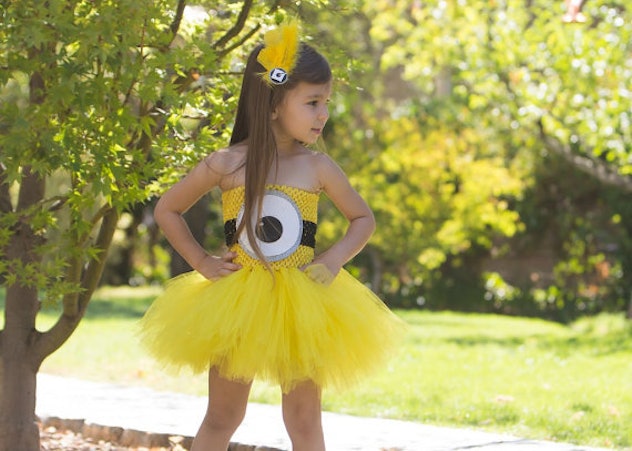 girl minion costume tutu